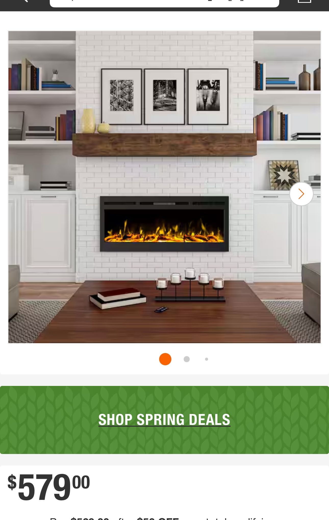 Electric Fireplace New In Box