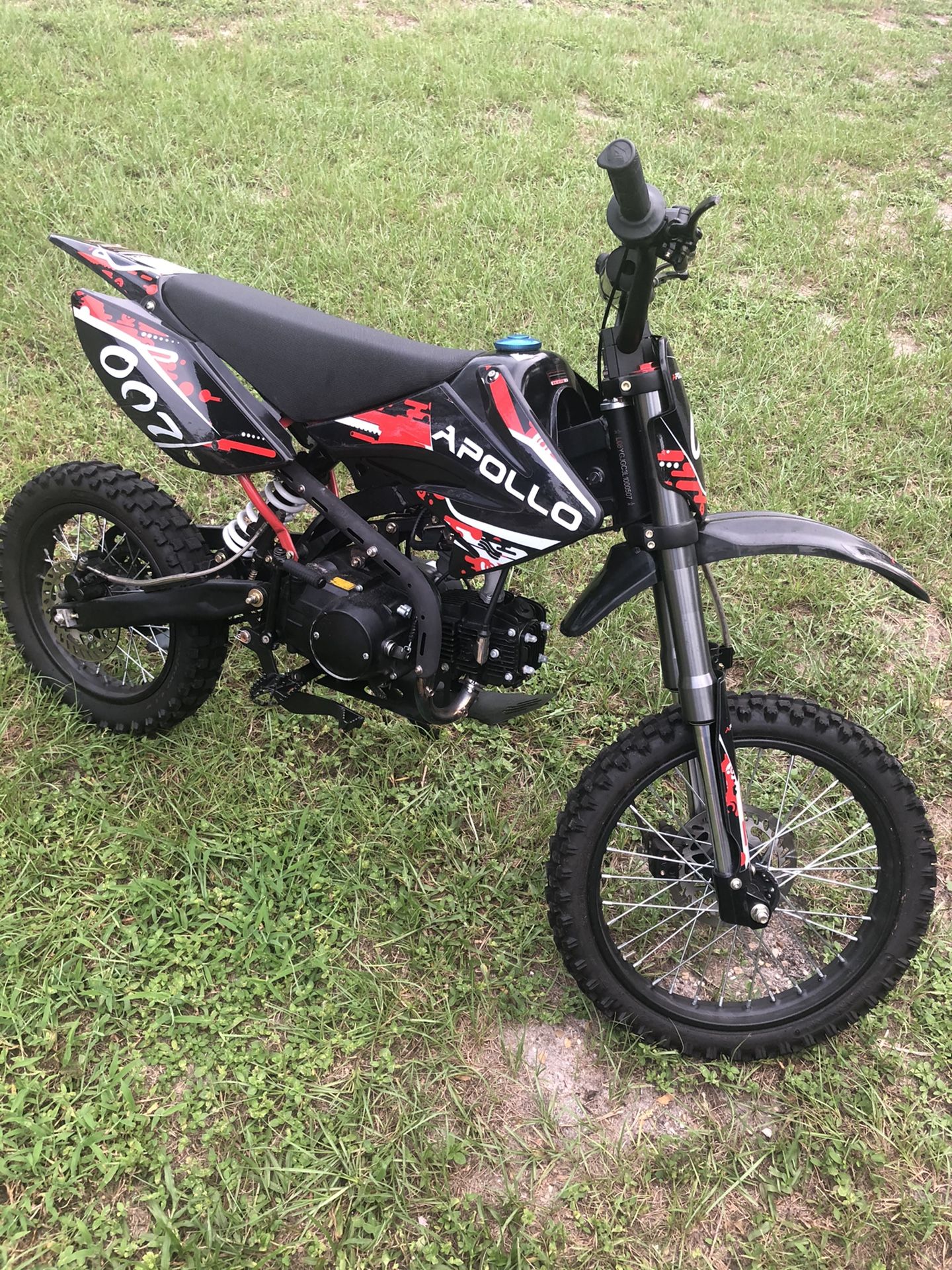 125cc (APOLLO Dirt Bikes w/Clutch) READ DESCRIPTION!!