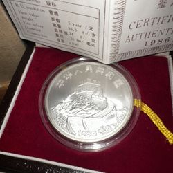 💎 2 X 1986 China "Empress of China" Silver – RARE .900 Fine – Silver to $150? 🚀