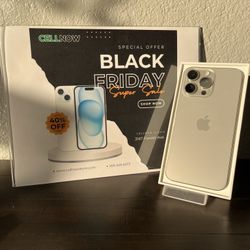 Early Black Friday Deals! iPhone 15 Pro Max Unlocked 1TB - Natural