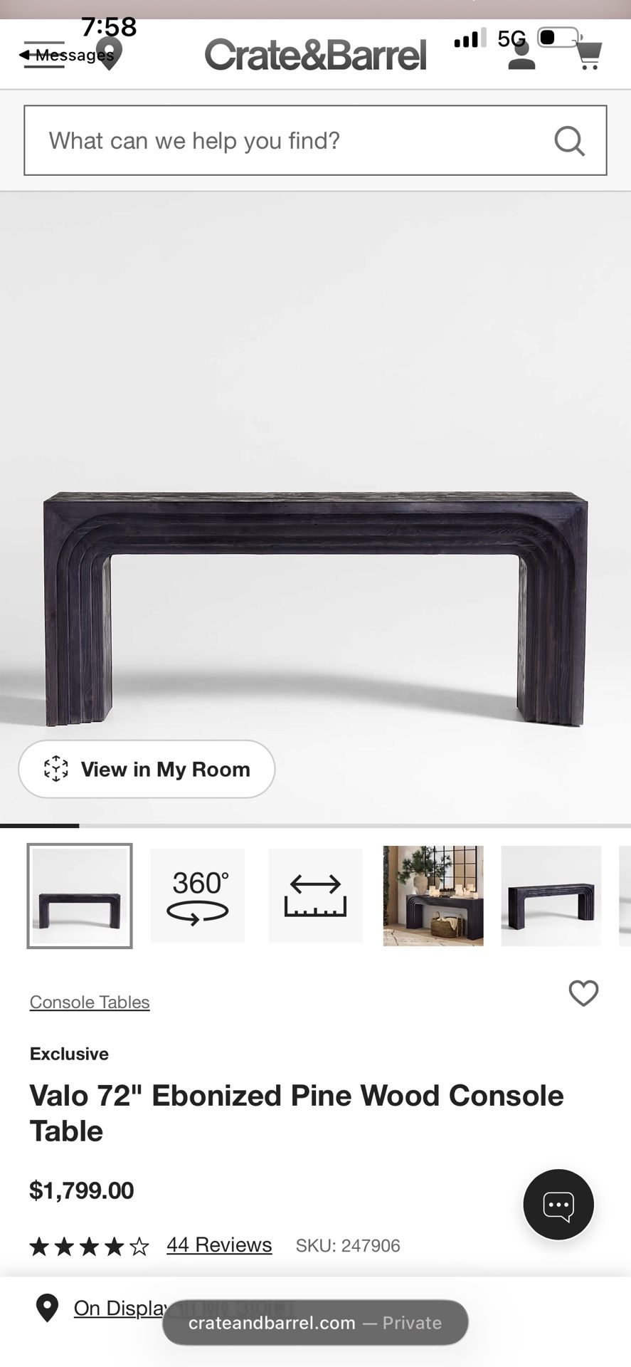 Console Table