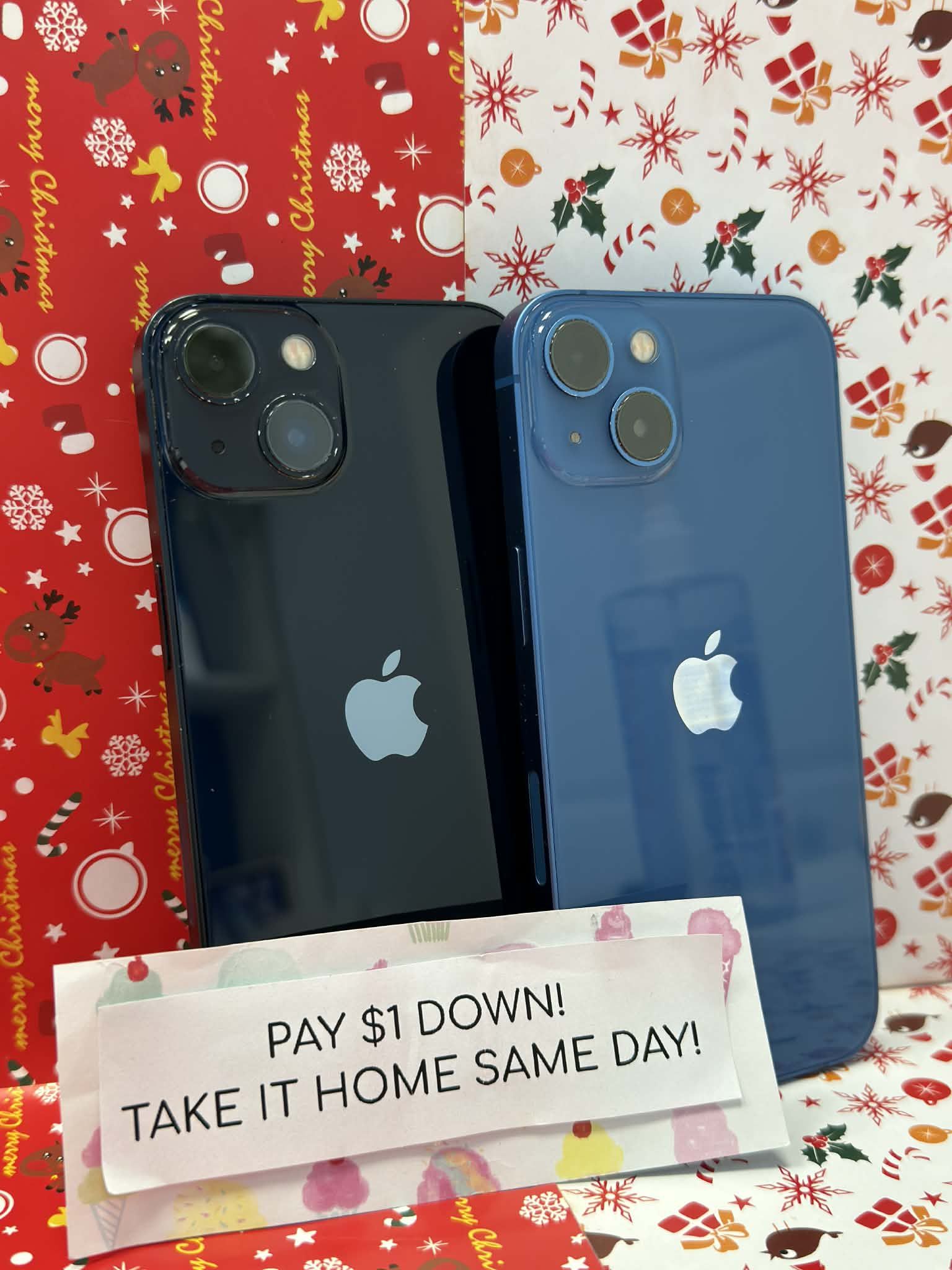Apple iPhone 13 - Pay $5 DOWN AVAILABLE - NO CREDIT NEEDED