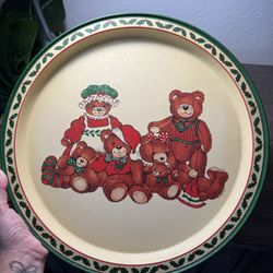 Vintage Christmas Tray 