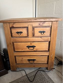 Wood dresser