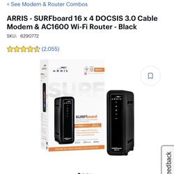 Arris Surfboard Modem + Router 