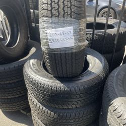 265/65/17 Bridgestone Set of four tires installed and balanced , Set De 4 Llantas Instaladas Y Balanceadas 