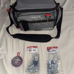 Plano Fishing Tackle Bag + Tackle Boxes & Extras (New Never Used)
