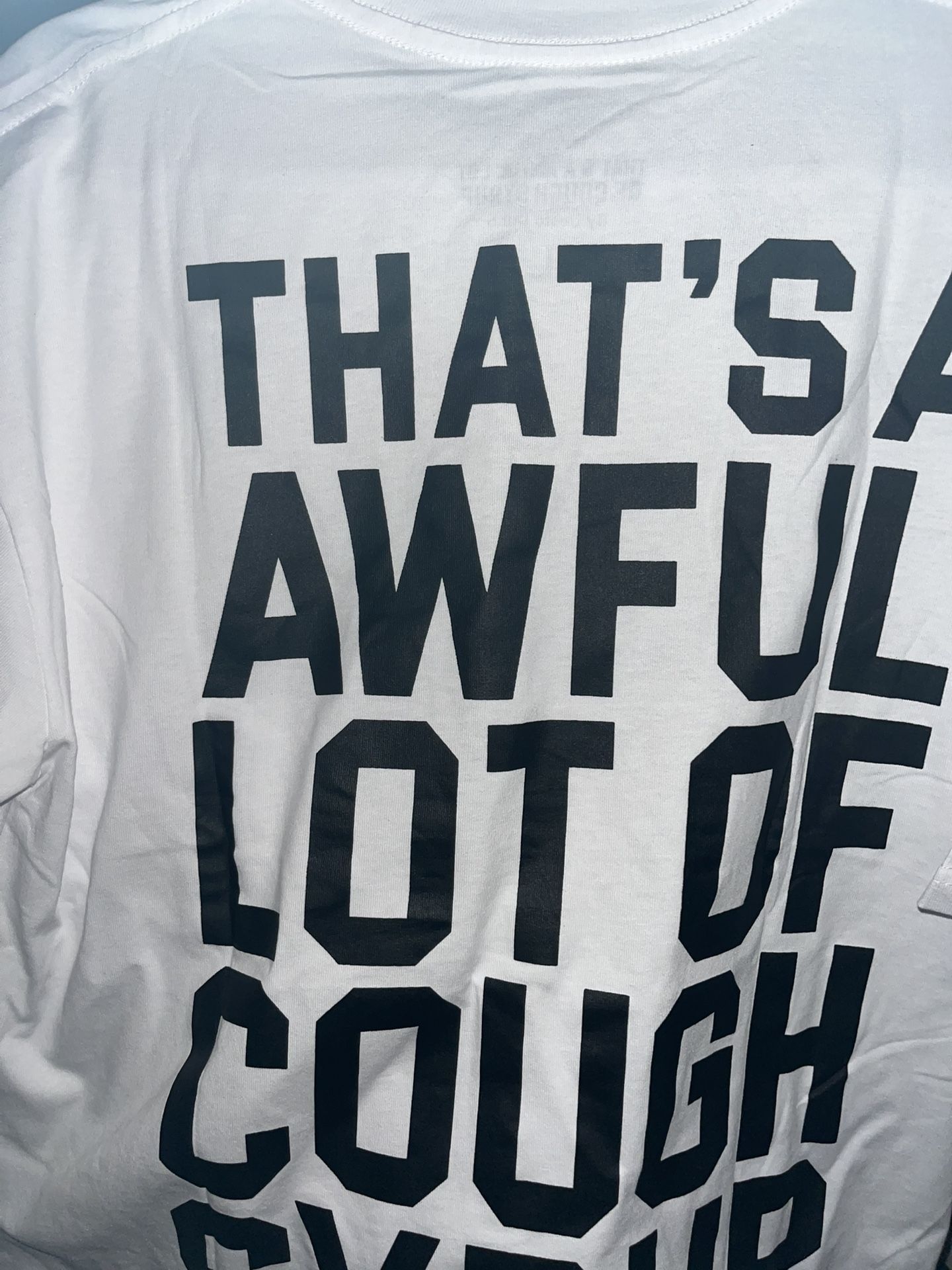 white alocs shirt