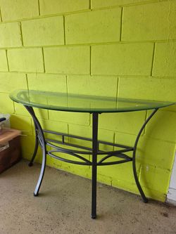 Glass table