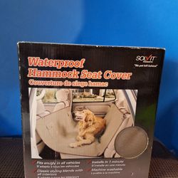 New Solvit Waterproof  Pet Hammock Seat Cover Fits All Vehicles-$25.00