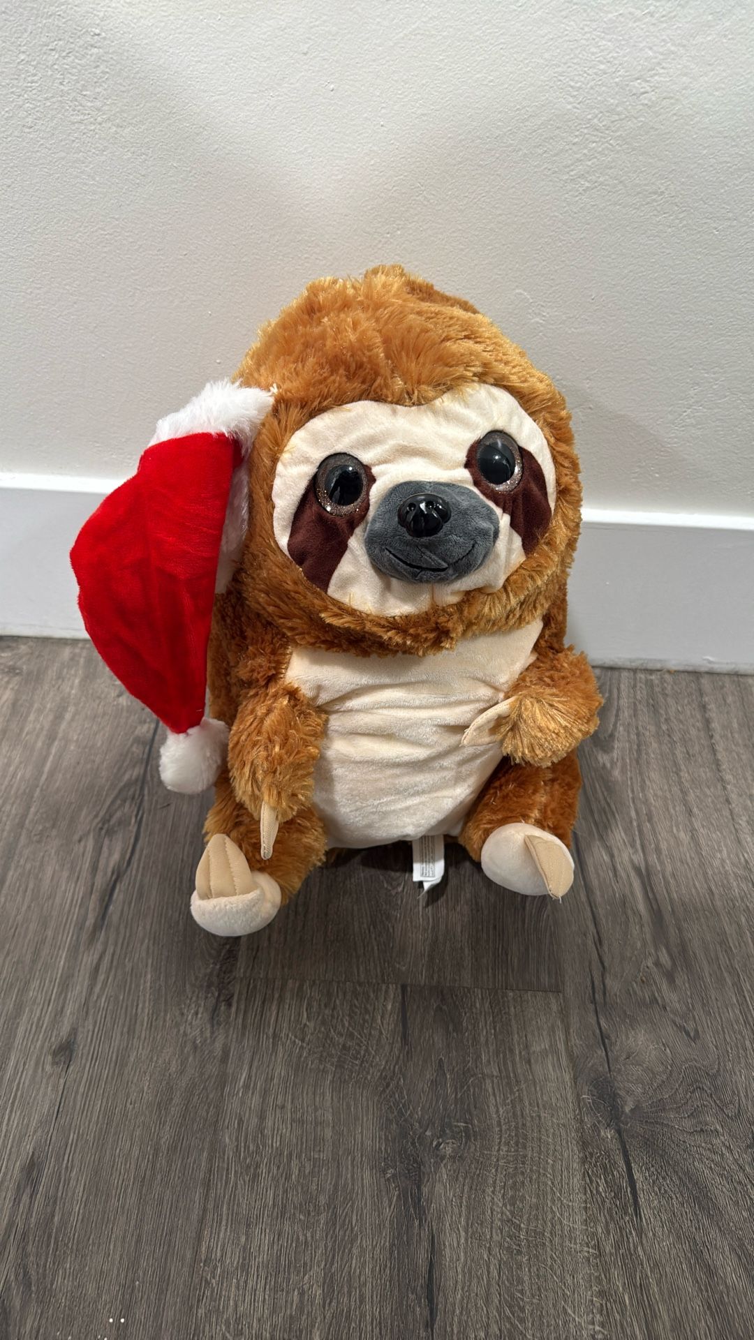 Sloth With Santa Claus Hat
