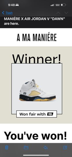 A Ma Meniere ‘Dawn’ Jordan 5