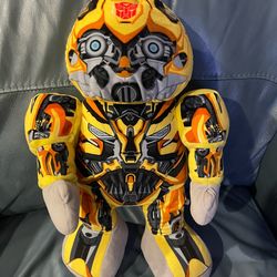 Build A Bear Transformers Bumblebee Bear Plush