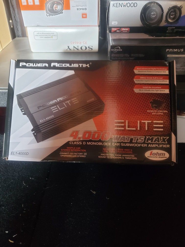 Power Acoustik 4,000 Monoblock Bass Amplifier