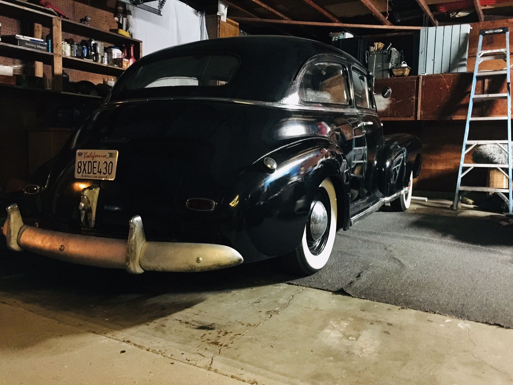 1948 Unrestored Black  Chevy Style master 