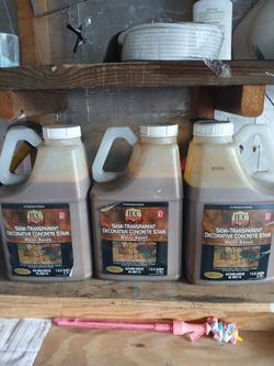 Semi Transparent Decoraive Concrete Stain