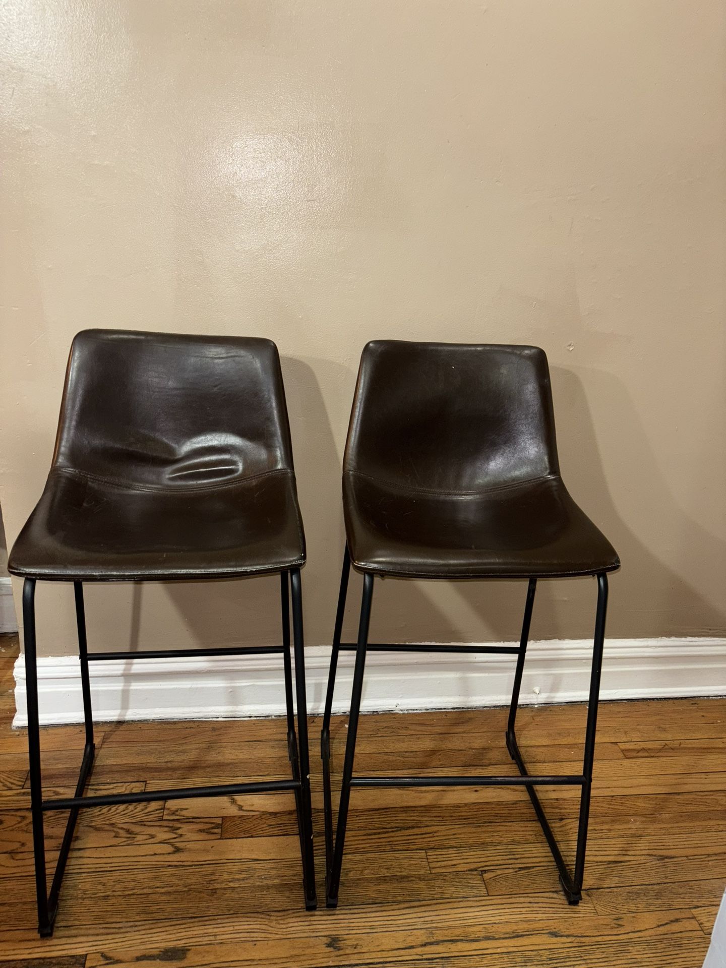 Island Faux Leather Chairs