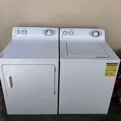 Washer and dryer set ge Heavy duty 