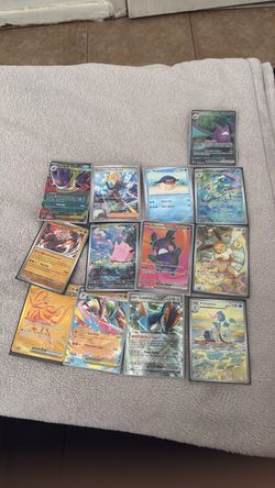 Pokémon Card Lot – 12 Cards – Rare/Holo/EX Cards