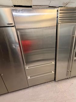 Sub Zero Refrigerator 36"inch Bottom Freezer Stainless Steel 3 Doors