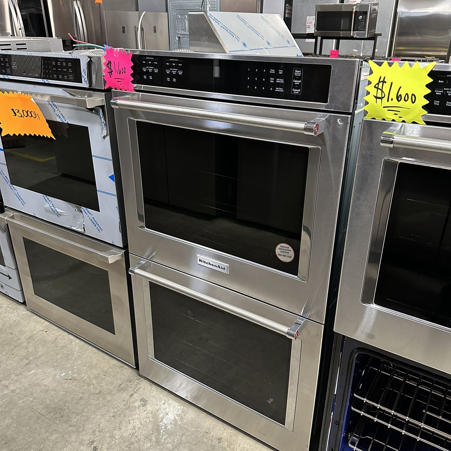 kitchen aid double oven 
