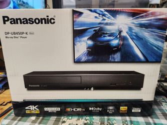 Panasonic blu-ray disc player. 4k hdr