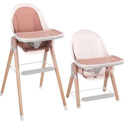 Children of Design
6 in 1 Deluxe High Chair with Cushion, Pink