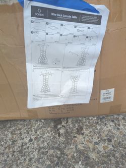 Side Table Wine Rack