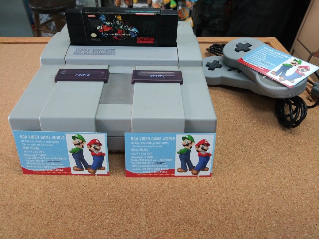 SUPER NINTENDO CONSOLE WITH KILLER INSTINCT BUNDLE
