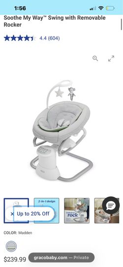 Graco baby swing