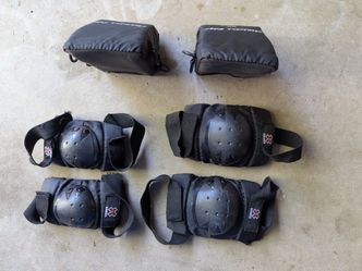 X Games knee and elbow pads/guards