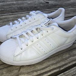 Adidas Superstar White Sneakers PCI 702001 Pure White Size 10,5 Men's