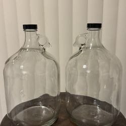 1 Gallon Glass Jugs 