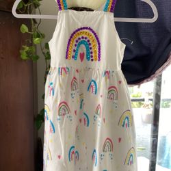 Lola And The Boys Crystal Rainbow sundress Size 6