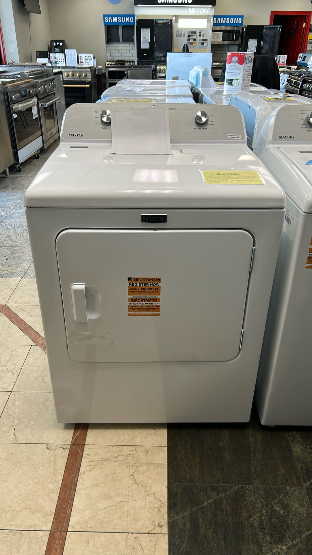 Electric Dryer Scratch-dent/new
