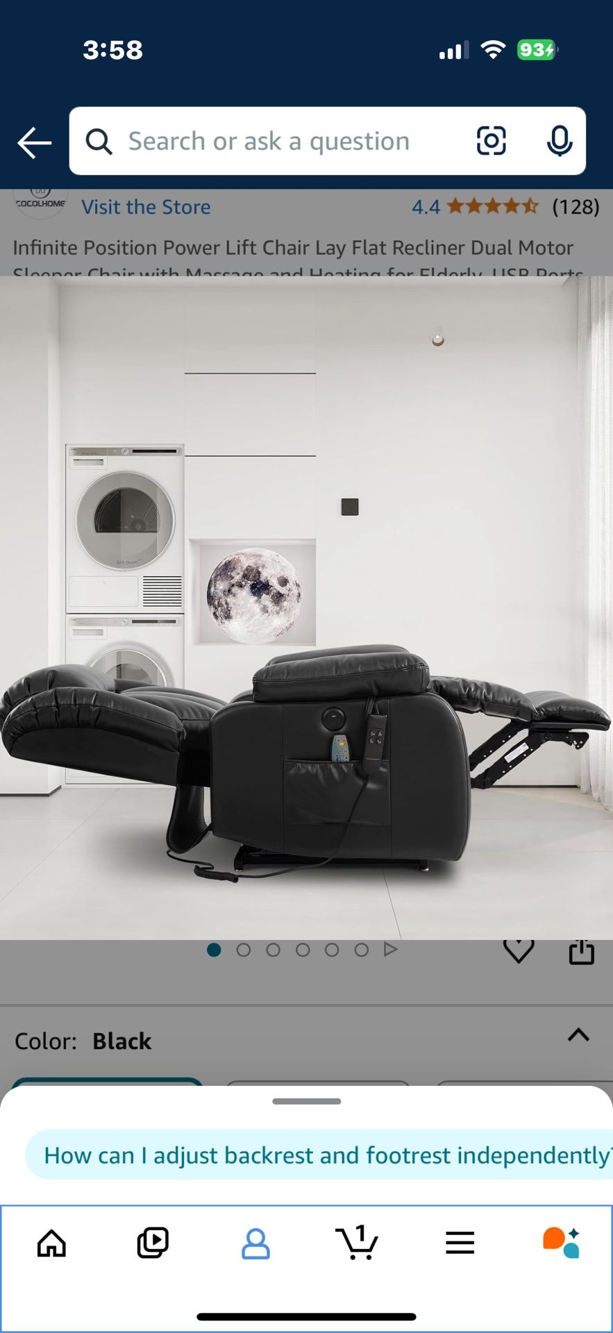 Two Power Reclining Chair