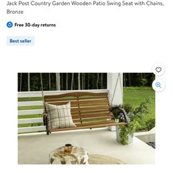 Brand new porch swing 