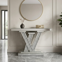 DELIVERY AVAILABLE Elegant mirrored console