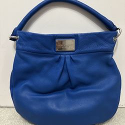 Marc Jacobs Leather Hobo Bag In Blue