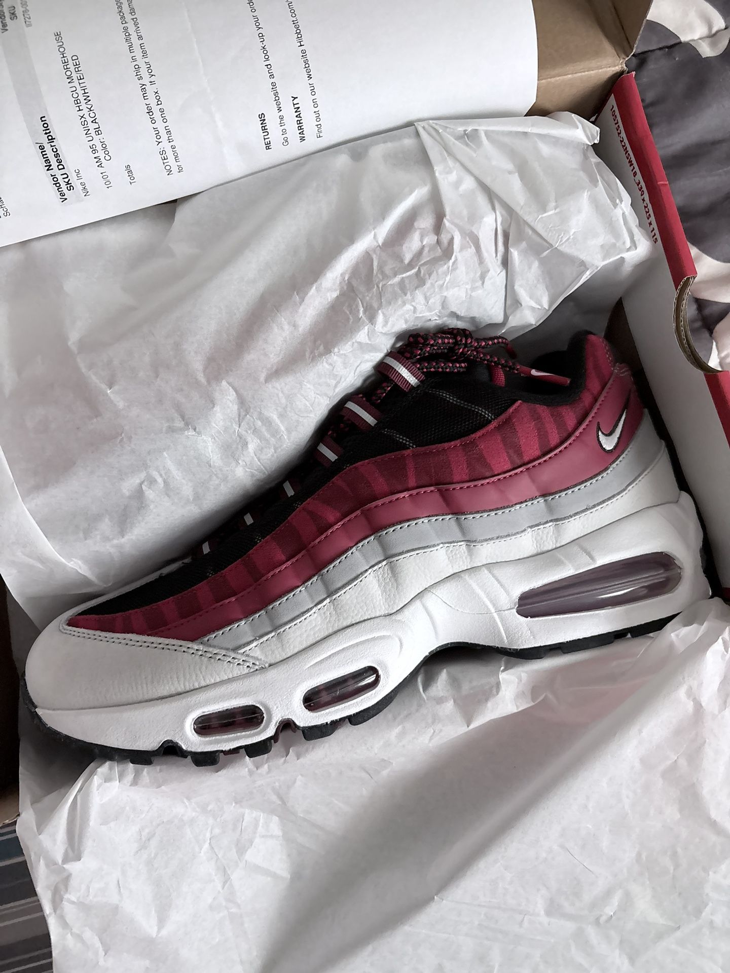 Airmax 95 YardRunners MoreHouse Brand new OG All Ds 