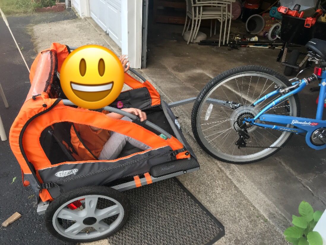 Instep robin 2 seater bike trailer
