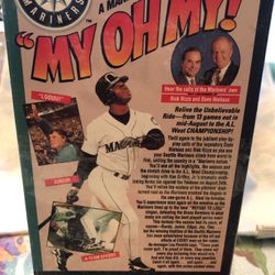 MY OH MY vhs Tape Of 1995 Mariners 
