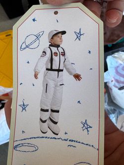 Child astronaut costume size 7