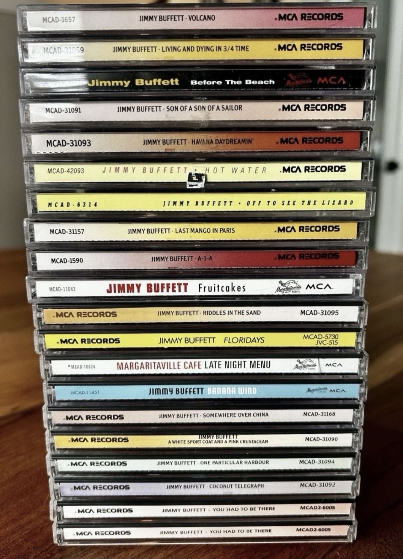 Music By Jimmy Buffett. 20 CD’s 