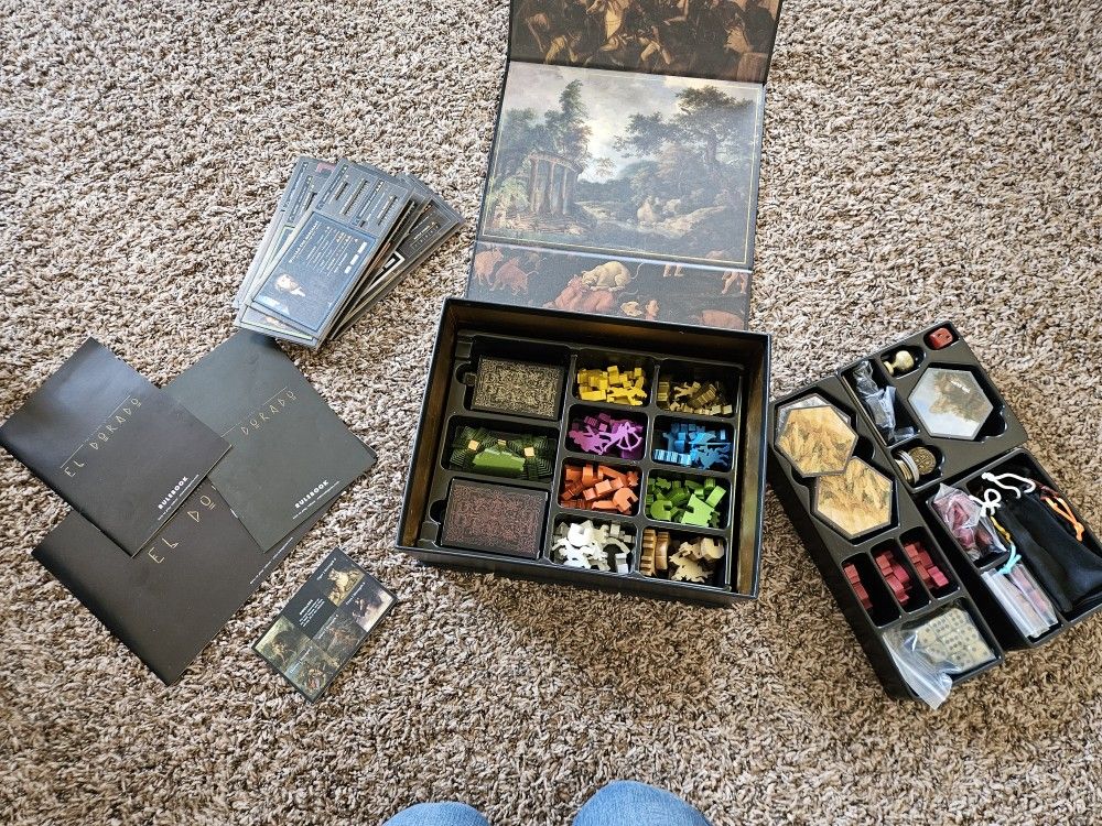 Island Of El Dorado Board Game+Expansions
