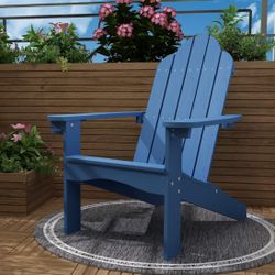 Adirondack Chair Weather Resistant, Outdoor Patio Chair, Adirondack Chairs with Cup Holder, 300LBS Modern Adirondack Chair, Poly Plastic Adirondack Ch