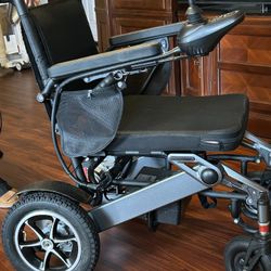 Travel Electric Wheelchair Foldable, And Lightweight