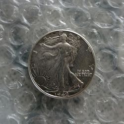 1942 Walking Liberty Silver Half Dollar