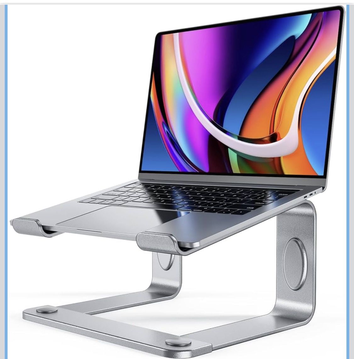 Gray-Laptop Stand