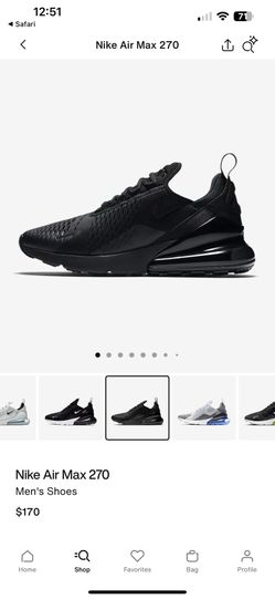 Nikes Men Air Max 270